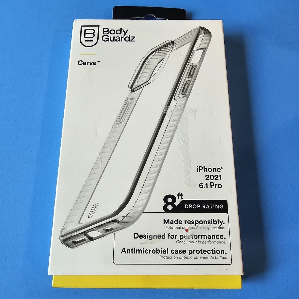 iPhone 13 Pro - BodyGuardz Carve Series Case (CLEAR)